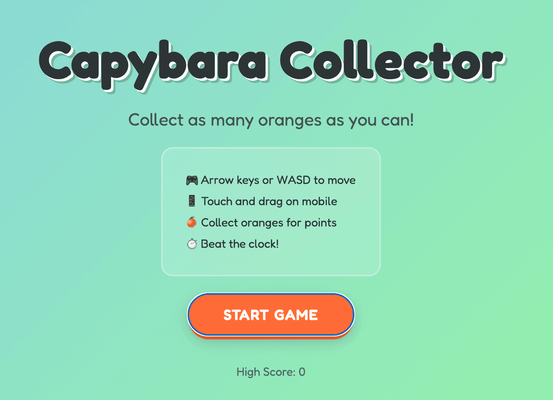 Capybara Collector